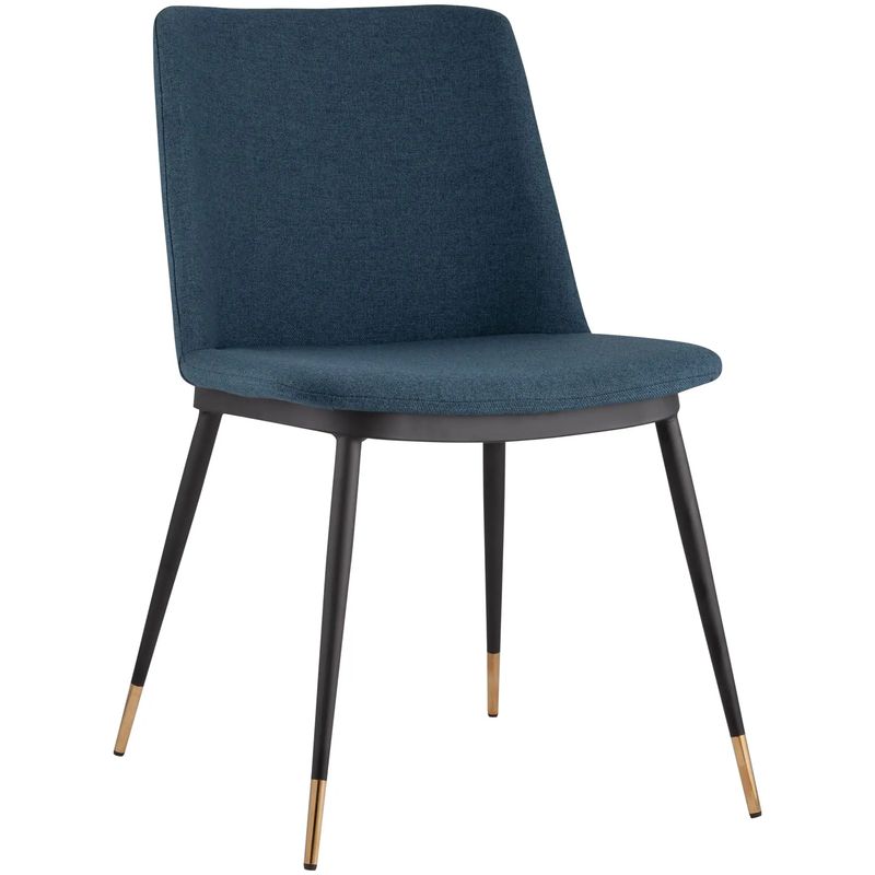 Стул Melissa Chair Синяя Рогожка Синий Черный Стул Melissa Chair Синяя Рогожка Синий Черный в Волгограде | Loft Concept