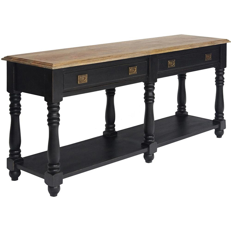 Консоль Provence Sylvie Console Черный Древесина Консоль Provence Sylvie Console Черный Древесина в Волгограде | Loft Concept