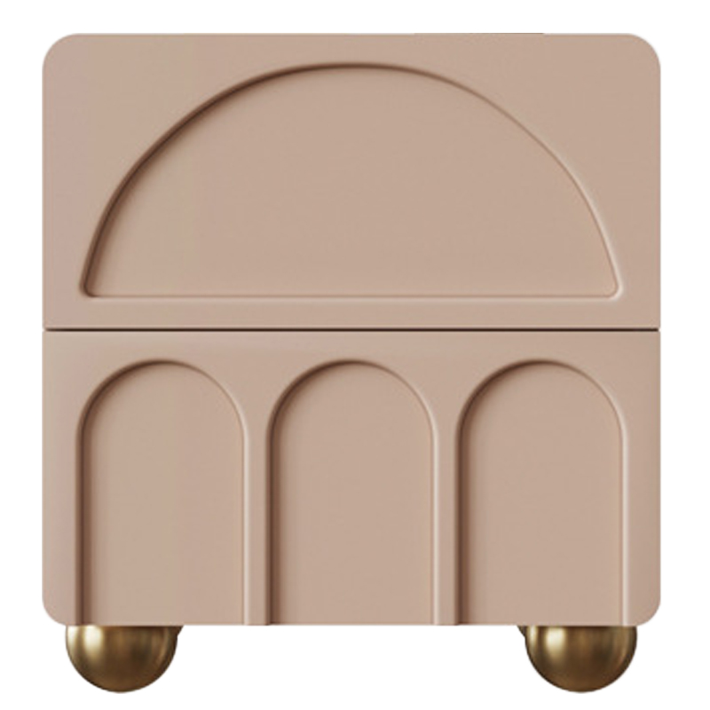 Тумба Arch Nightstand Pink Розовый пастельный Золотой Тумба Arch Nightstand Pink Розовый пастельный Золотой в Волгограде | Loft Concept