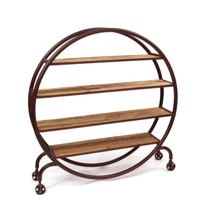 Стеллаж Industrial Metal Round Bookshelf Стеллаж Industrial Metal Round Bookshelf в Волгограде | Loft Concept