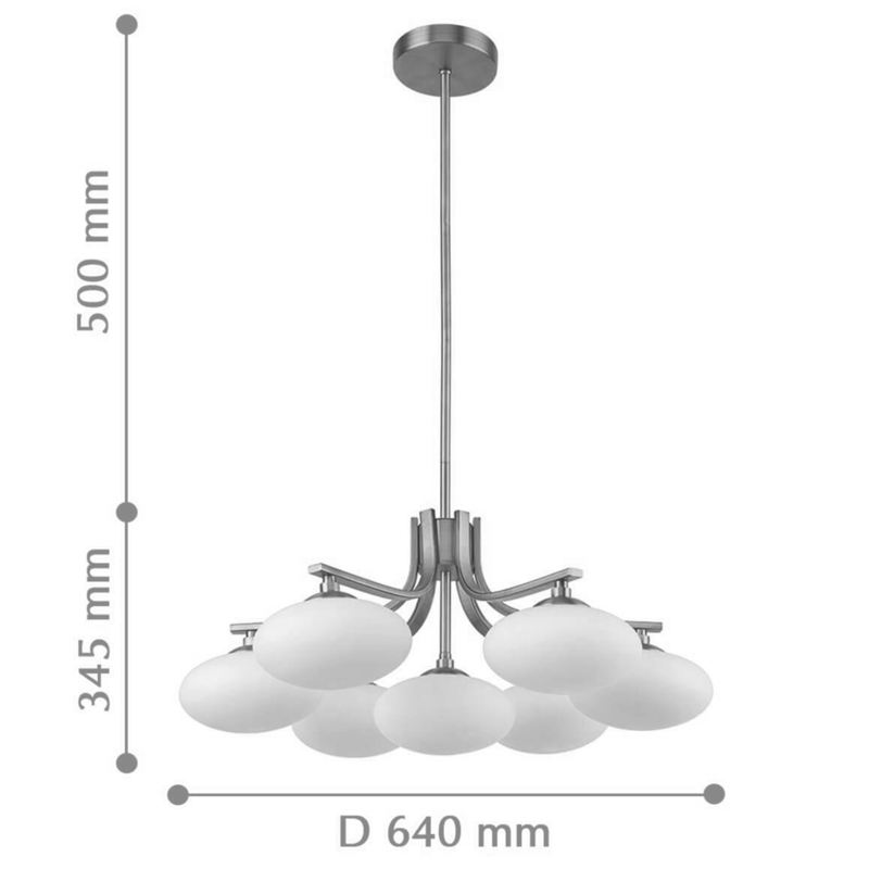 Oval Balls Mushrooms Chandelier 7 Brass Oval Balls Mushrooms Chandelier 7 Brass в Волгограде