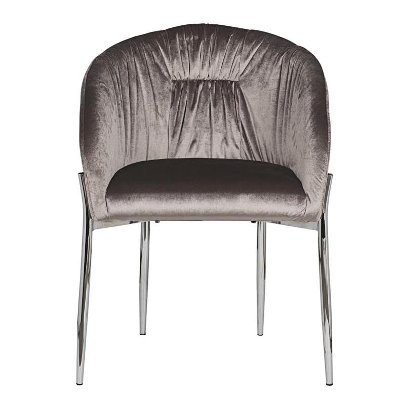 Стул Miranda Chair grey Светло-серый Нержавеющая сталь Стул Miranda Chair grey Светло-серый Нержавеющая сталь в Волгограде | Loft Concept