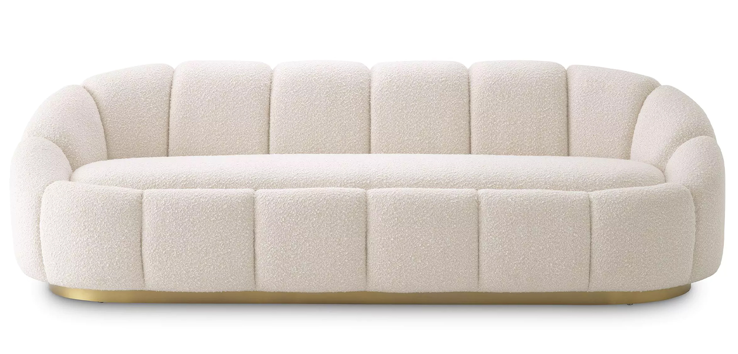 Диван Eichholtz Sofa Inger Boucle Cream - фото