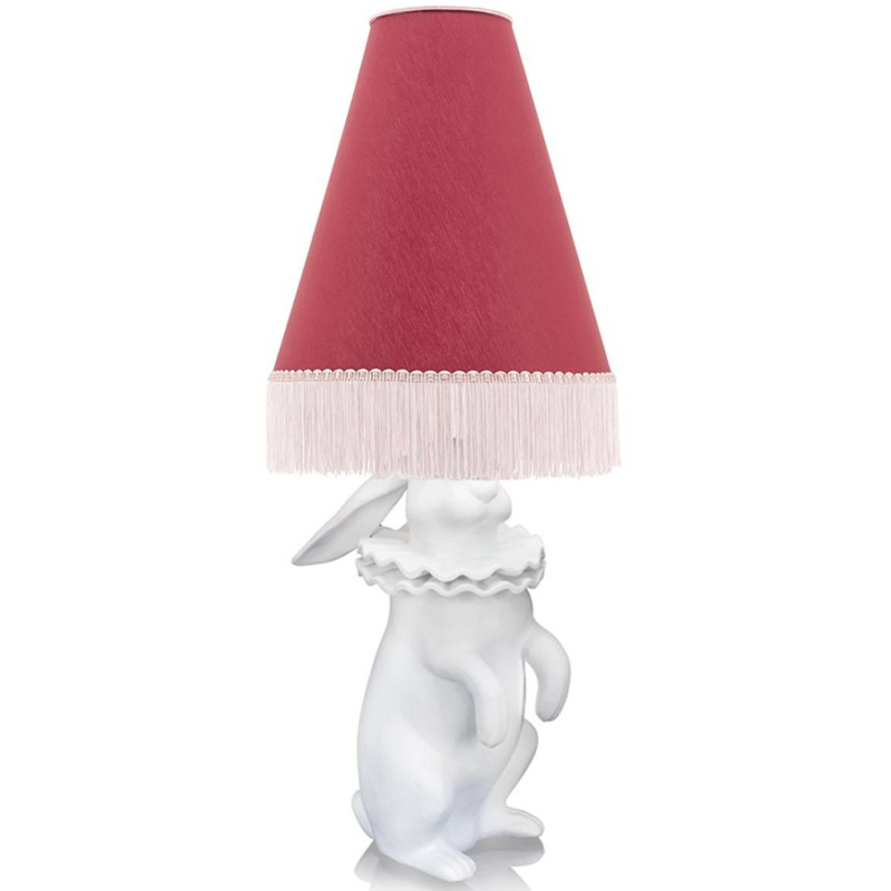 Настольная лампа Lamptable Rabbit Antique Pink Бургундский красный Розовый Белый Настольная лампа Lamptable Rabbit Antique Pink Бургундский красный Розовый Белый в Волгограде | Loft Concept