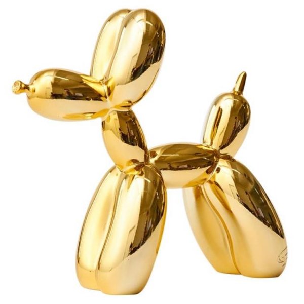 Статуэтка Jeff Koons Balloon Dog medium Gold Глянцевое золото в Волгограде | Loft Concept 
