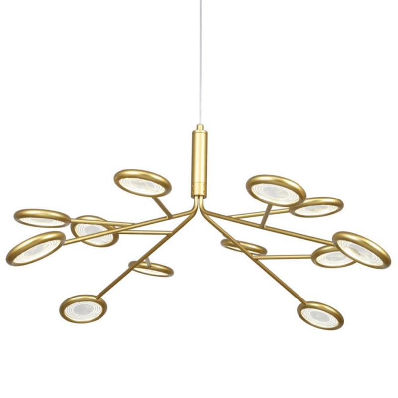 Люстра Gold Bendik Lighting Прозрачный Золотой в Волгограде | Loft Concept 