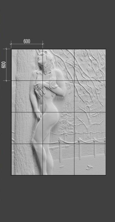 Барельеф NAKED Барельеф NAKED в Волгограде