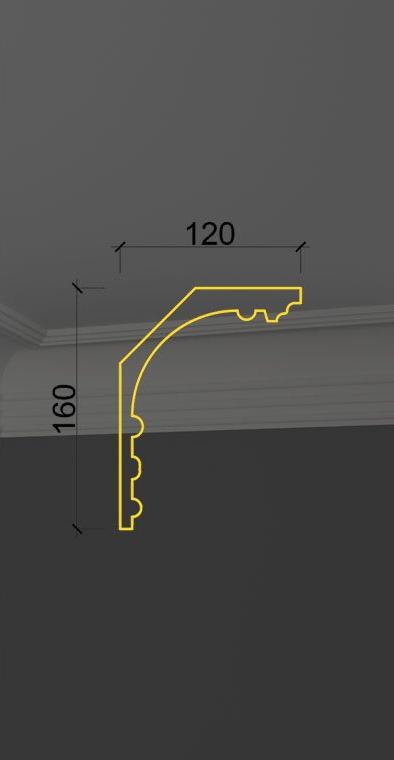 Гладкий карниз KT-32 в Волгограде
