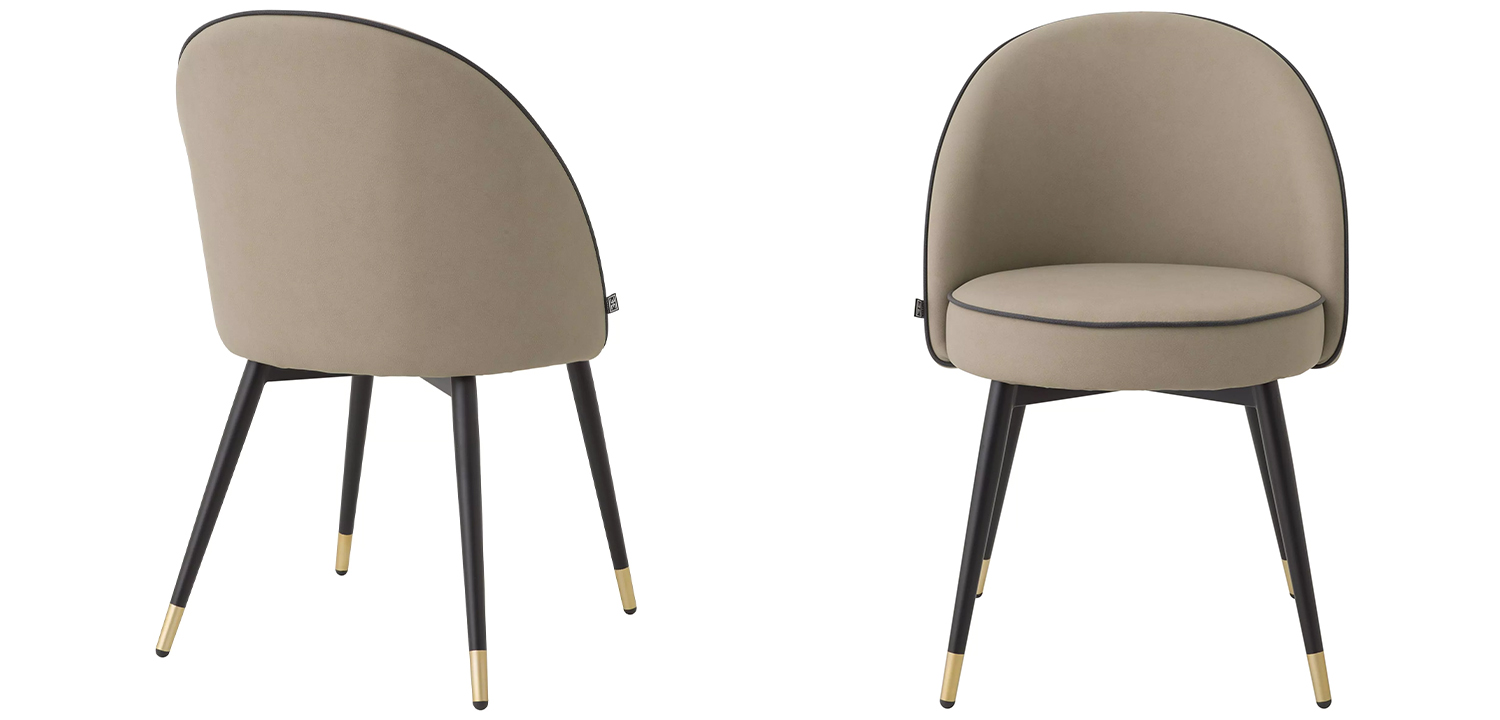 Комплект из двух стульев Eichholtz Dining Chair Cooper Set of 2 Beige - фото