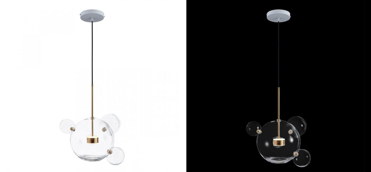 Подвесной Светильник Giopato & Coombes Bollr Pendant 4 BUBBLE LAMP золото - фото