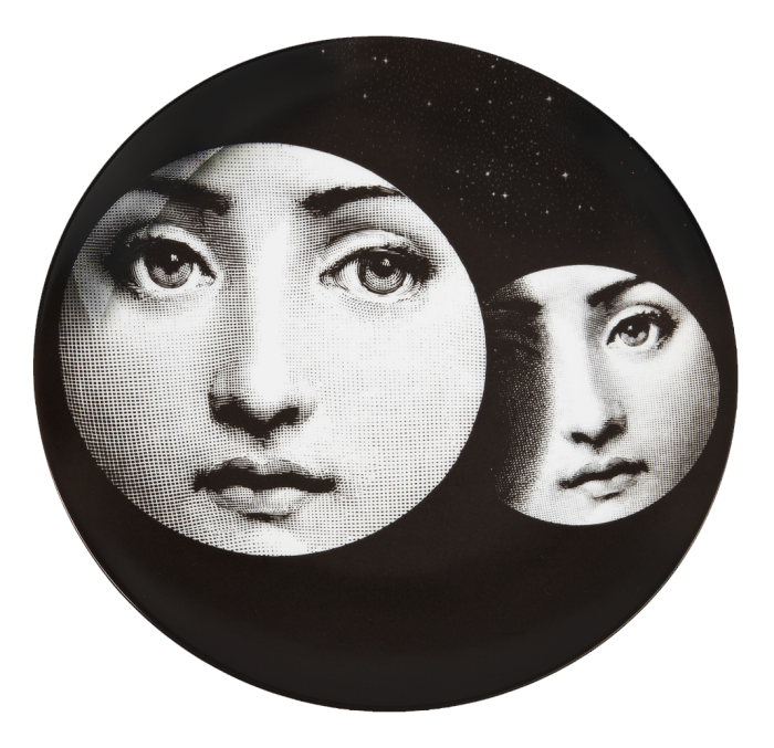 Декоративная тарелка Fornasetti 150 Черный Декоративная тарелка Fornasetti 150 Черный в Волгограде | Loft Concept