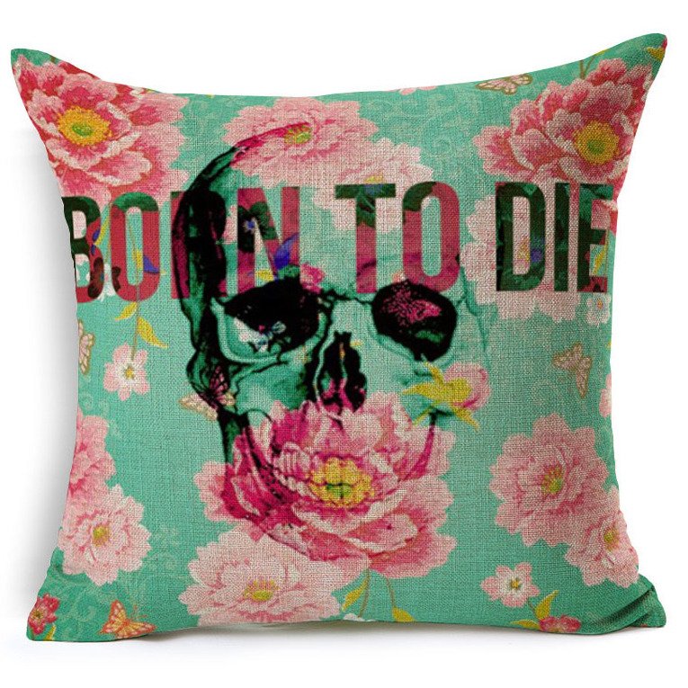 Декоративная подушка Born to die Декоративная подушка Born to die в Волгограде | Loft Concept