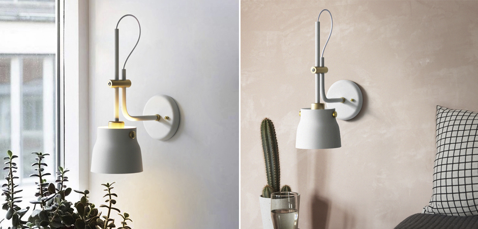 Бра RAM PLASENCIA Wall Lamp white Бра RAM PLASENCIA Wall Lamp white - Loft-Concept в Волгограде