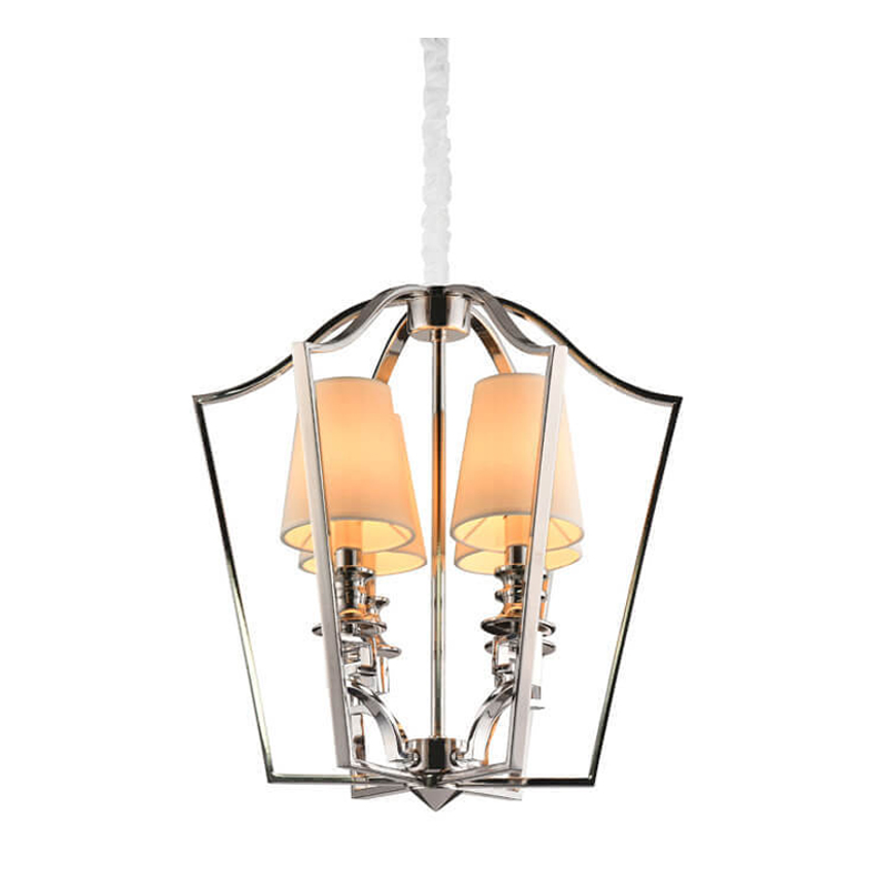 Люстра Art Lamp Beige nickel Никель Сатин Бежевый Люстра Art Lamp Beige nickel Никель Сатин Бежевый в Волгограде | Loft Concept