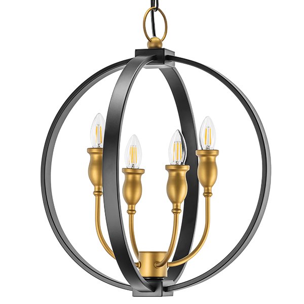 Люстра Olivier Frosted Gold Candles Черный Золотой Люстра Olivier Frosted Gold Candles Черный Золотой в Волгограде | Loft Concept