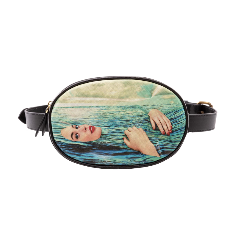 Поясная сумка Seletti Seagirl Черный Голубой Поясная сумка Seletti Seagirl Черный Голубой в Волгограде | Loft Concept