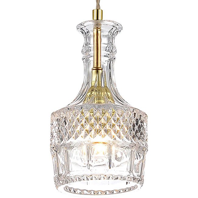 Подвесной светильник lee broom DECANTERLIGHT pendant II Золотой Прозрачное Стекло Подвесной светильник lee broom DECANTERLIGHT pendant II Золотой Прозрачное Стекло в Волгограде | Loft Concept