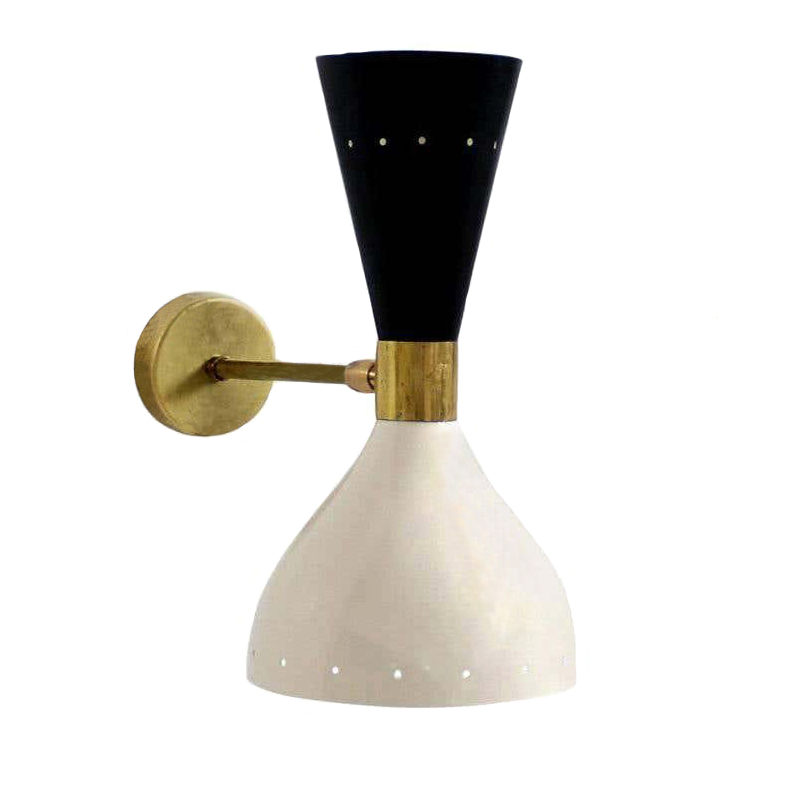 Бра Alfredo Sconce Белый Черный Золотой Бра Alfredo Sconce Белый Черный Золотой в Волгограде | Loft Concept