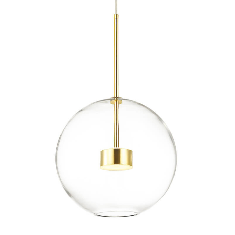 Подвесной светильник Transparent Bubble Pendant Gold One Глянцевое золото Прозрачный Подвесной светильник Transparent Bubble Pendant Gold One Глянцевое золото Прозрачный в Волгограде | Loft Concept