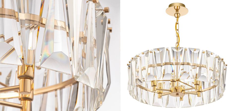 Люстра Ruby Crystal Chandelier Gold 53 Люстра Ruby Crystal Chandelier Gold 53 - Loft-Concept в Волгограде