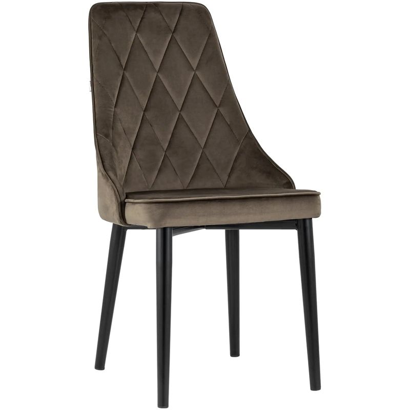 Стул Versailles Chair Коричневый Велюр Коричневый Черный Стул Versailles Chair Коричневый Велюр Коричневый Черный в Волгограде | Loft Concept