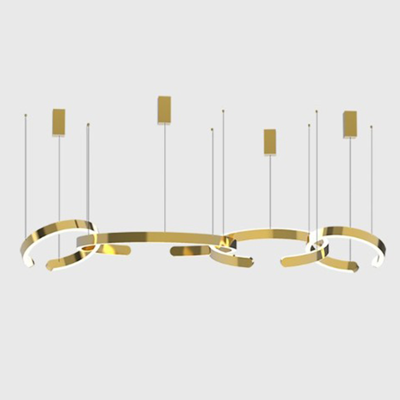 Люстра 4 горизонтальных кольца 4 Horizontal Rings Золотой Люстра 4 горизонтальных кольца 4 Horizontal Rings Золотой в Волгограде | Loft Concept