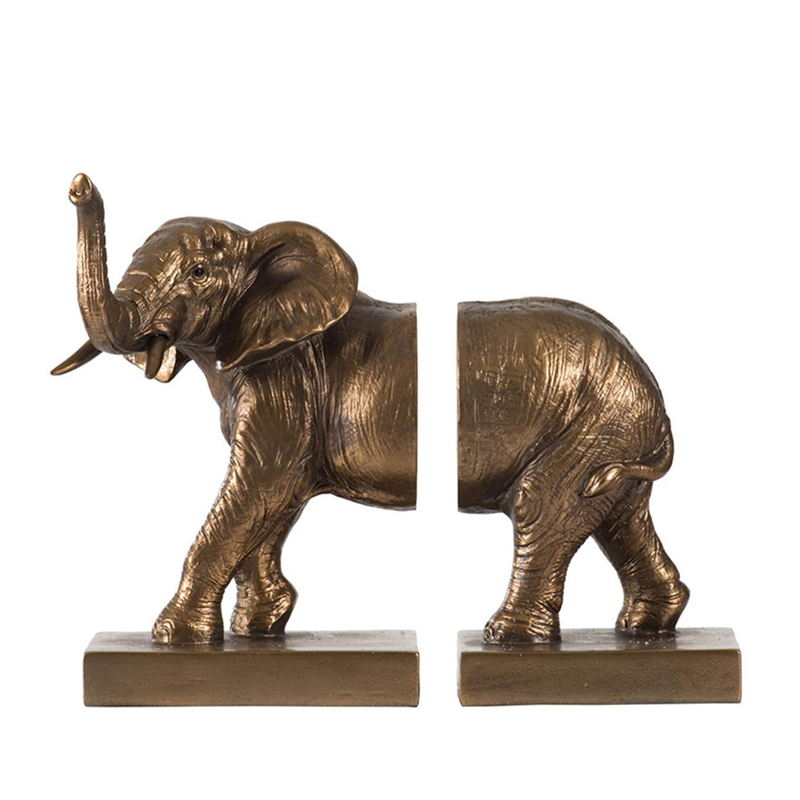 Держатель для книг Animal Figures слон Бронза Держатель для книг Animal Figures слон Бронза в Волгограде | Loft Concept