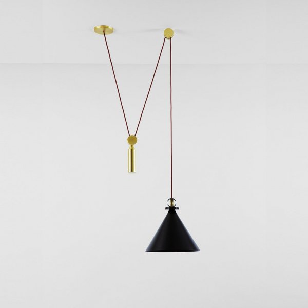 Подвесной светильник Shape up Pendant Cone Black Черный Подвесной светильник Shape up Pendant Cone Black Черный в Волгограде | Loft Concept
