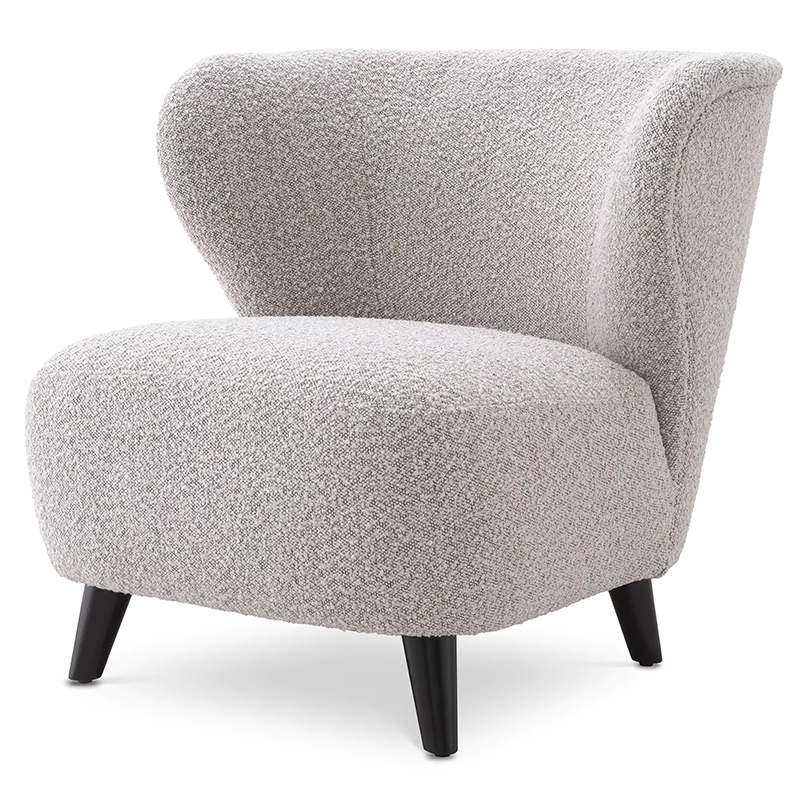 Кресло Eichholtz Chair Hydra Boucle Серый Черный Серый Черный Кресло Eichholtz Chair Hydra Boucle Серый Черный Серый Черный в Волгограде | Loft Concept