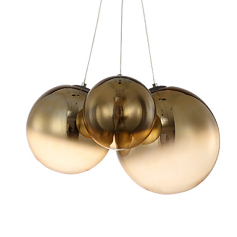 Светильник подвесной Golden balls lamp Золотой Светильник подвесной Golden balls lamp Золотой в Волгограде | Loft Concept