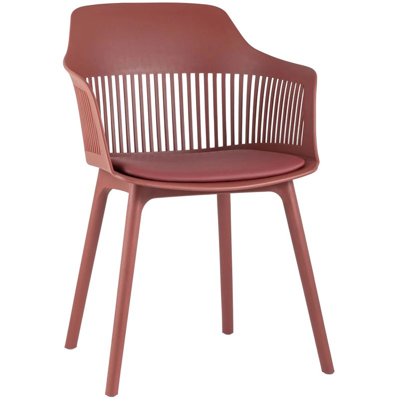 Стул Crocus Chair Терракотовый цвет Подушка эко-кожа Терракотовый Стул Crocus Chair Терракотовый цвет Подушка эко-кожа Терракотовый в Волгограде | Loft Concept