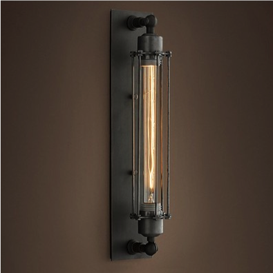 Бра настенное Loft Industrial Edison Cage Momo Графит Черный Бра настенное Loft Industrial Edison Cage Momo Графит Черный в Волгограде | Loft Concept