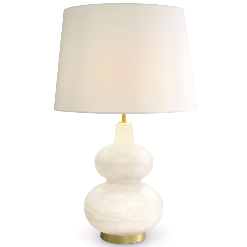 Настольная лампа Eichholtz Table Lamp Cavo Бежевый Латунь Настольная лампа Eichholtz Table Lamp Cavo Бежевый Латунь в Волгограде | Loft Concept