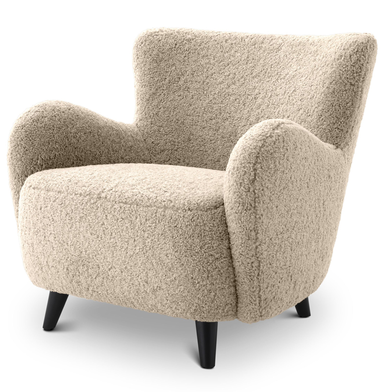 Кресло Eichholtz Chair Svante s Песочный Черный Кресло Eichholtz Chair Svante s Песочный Черный в Волгограде | Loft Concept