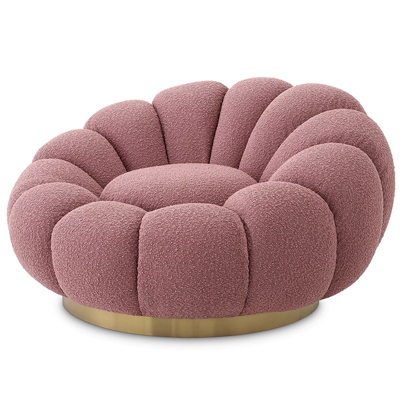 Кресло Eichholtz Swivel Chair Mello Rose Дымчатая Роза Латунь Кресло Eichholtz Swivel Chair Mello Rose Дымчатая Роза Латунь в Волгограде | Loft Concept
