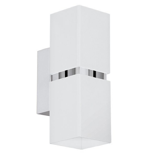 Бра Lestor double square chrome white Белый Хром Бра Lestor double square chrome white Белый Хром в Волгограде | Loft Concept