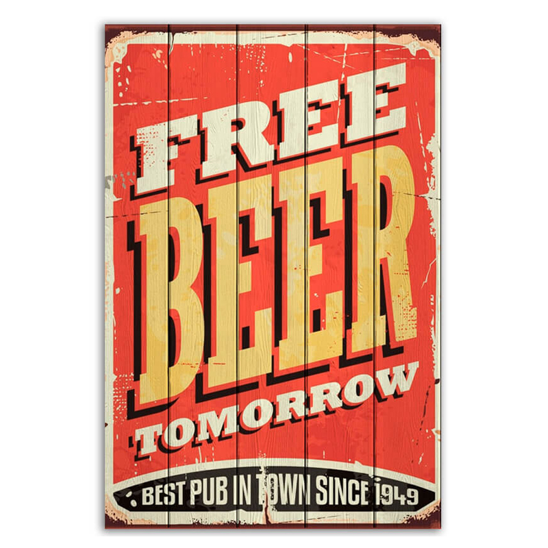 Постер Free Beer Tomorrow  в Волгограде | Loft Concept 