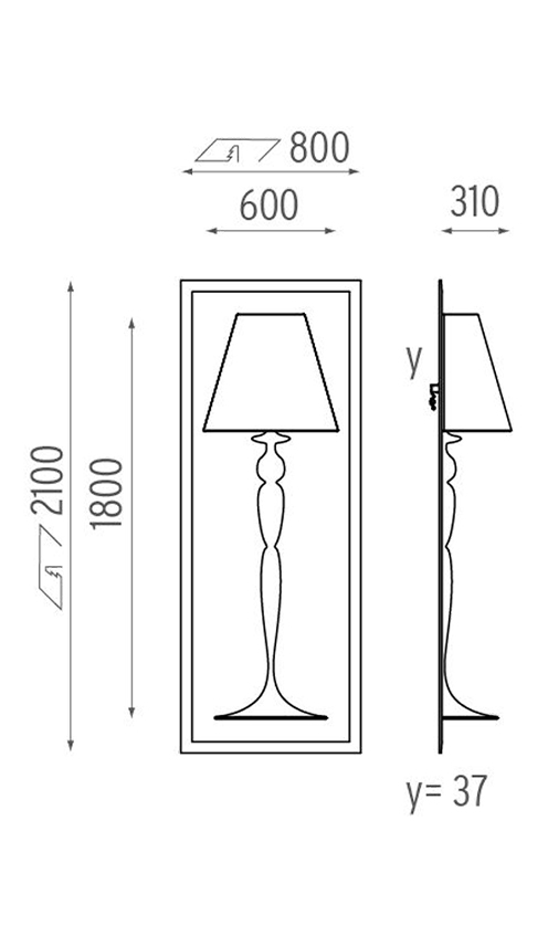 Настенный Светильник Flos Abajourd Hui Large Lampada da parete Настенный Светильник Flos Abajourd Hui Large Lampada da parete в Волгограде