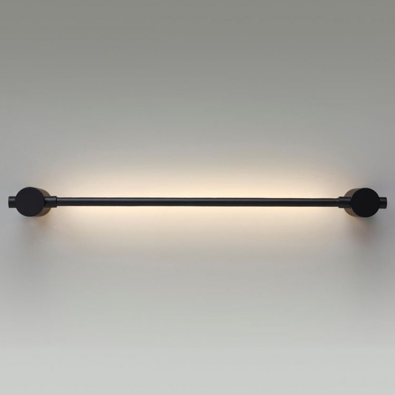 Черное светодиодное бра Trumpet tube Черный матовый Черный в Волгограде | Loft Concept 