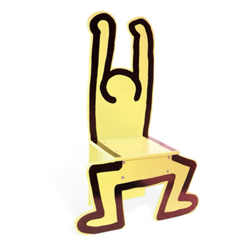 Детский стул Chaise Keith Haring Dancer Vilac Желтый Желтый Детский стул Chaise Keith Haring Dancer Vilac Желтый Желтый в Волгограде | Loft Concept