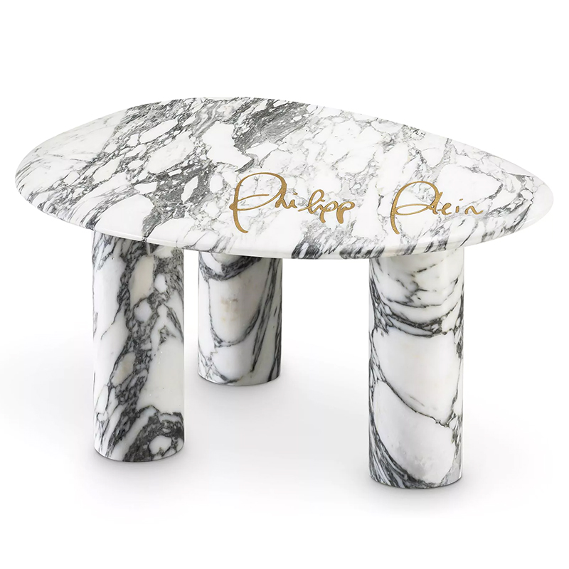 Приставной стол Philipp Plein Side Table Forte Белый Мрамор Bianco Белый Приставной стол Philipp Plein Side Table Forte Белый Мрамор Bianco Белый в Волгограде | Loft Concept