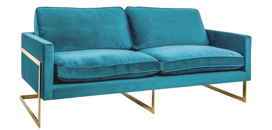 Диван бархатный Accent Velvet Sofa Диван бархатный Accent Velvet Sofa - Loft-Concept в Волгограде