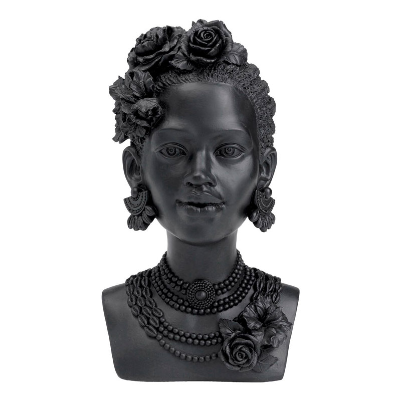 Статуэтка Victoria African Woman Черный Статуэтка Victoria African Woman Черный в Волгограде | Loft Concept