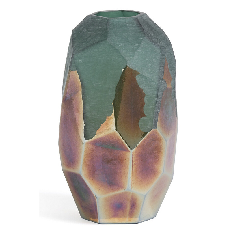 Ваза Giacomo Vase 30 Зеленый Золотой Ваза Giacomo Vase 30 Зеленый Золотой в Волгограде | Loft Concept