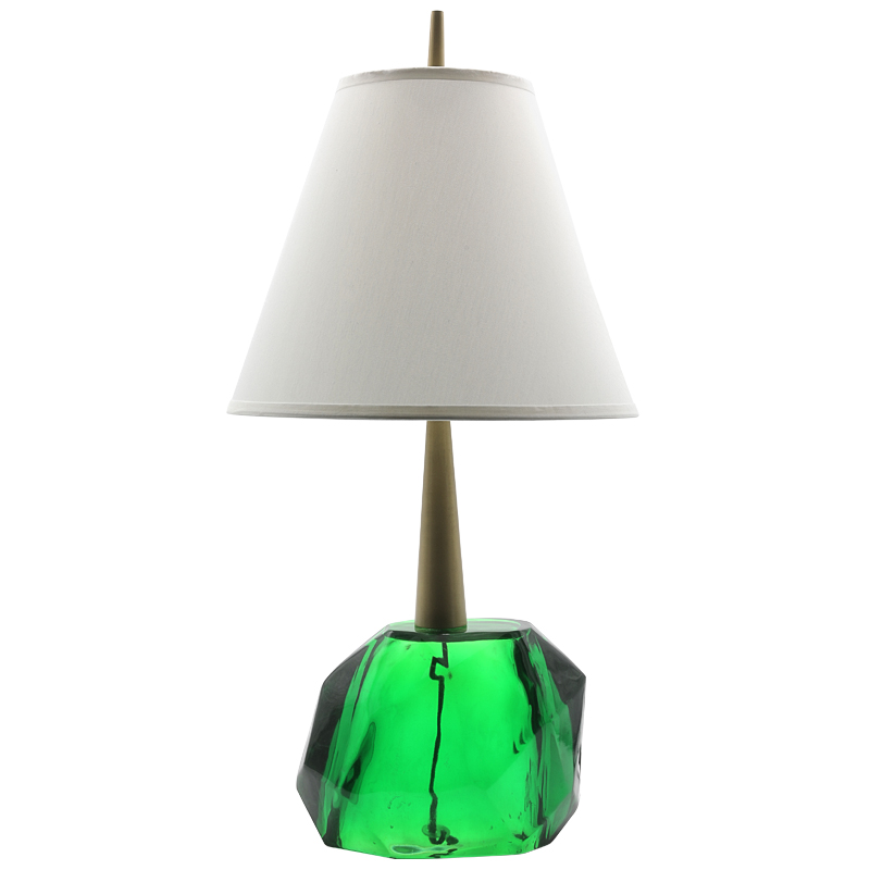 Table Lamp Emerald Прозрачный зеленый Золотой Table Lamp Emerald Прозрачный зеленый Золотой в Волгограде | Loft Concept