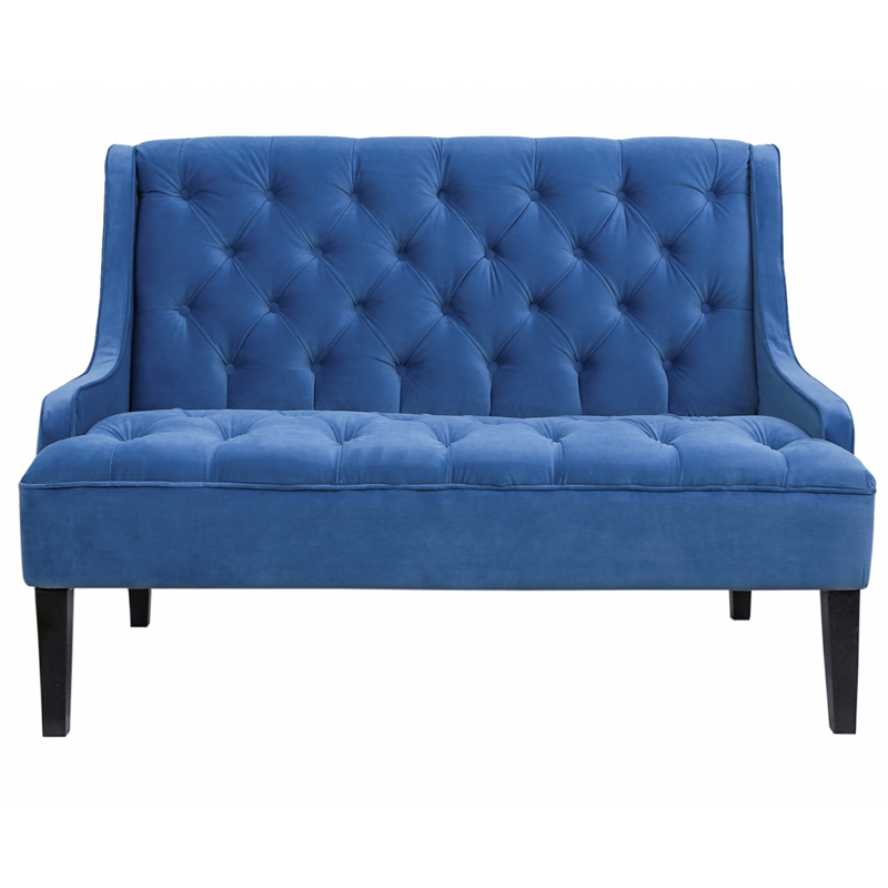 Диван Folket Sofa velour blue Синий Диван Folket Sofa velour blue Синий в Волгограде | Loft Concept