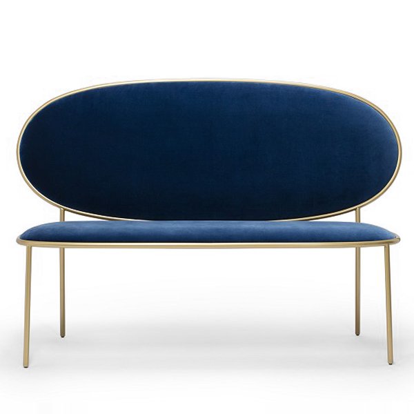 Диван STAY BENCH BY NIKA ZUPANC Золотой в Волгограде | Loft Concept 