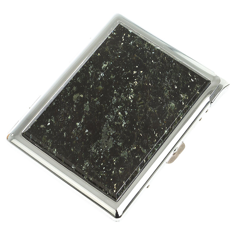Портсигар с газовой зажигалкой из натурального камня Мусковит Stone Cigarettes Cases Зеленый Серебряный Портсигар с газовой зажигалкой из натурального камня Мусковит Stone Cigarettes Cases Зеленый Серебряный в Волгограде | Loft Concept