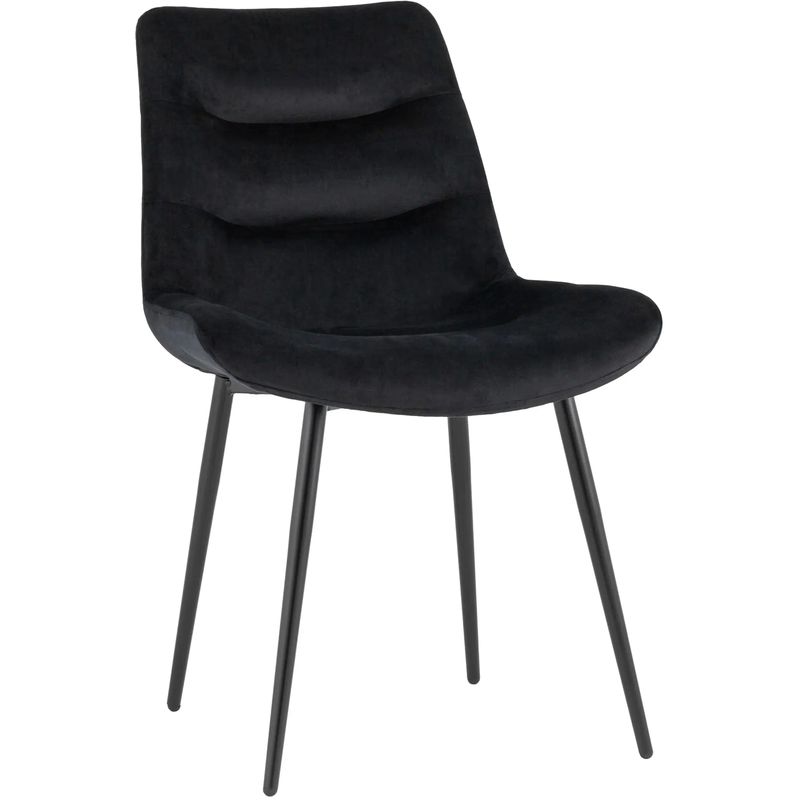 Стул Austin Chair Черный Велюр Черный Стул Austin Chair Черный Велюр Черный в Волгограде | Loft Concept