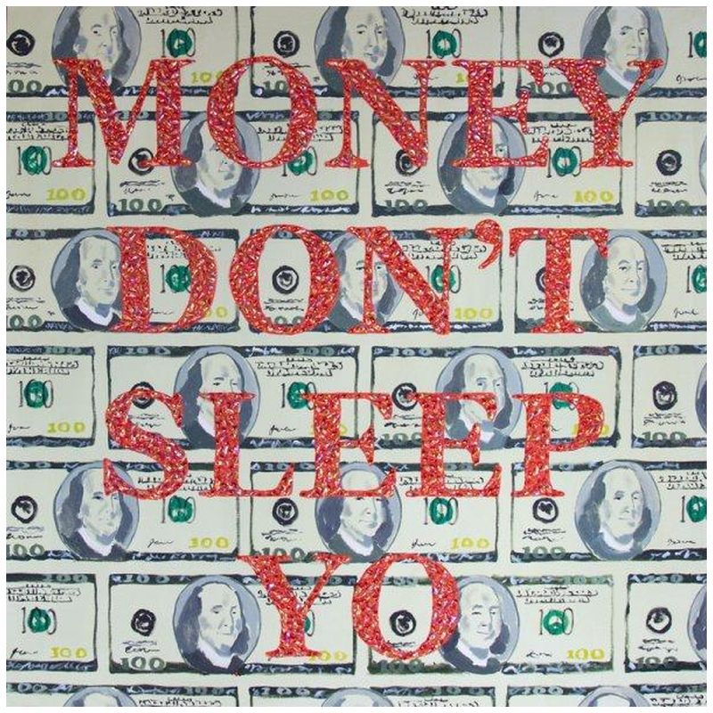 Картина “Money Don’t Sleep Yo” Мульти в Волгограде | Loft Concept 